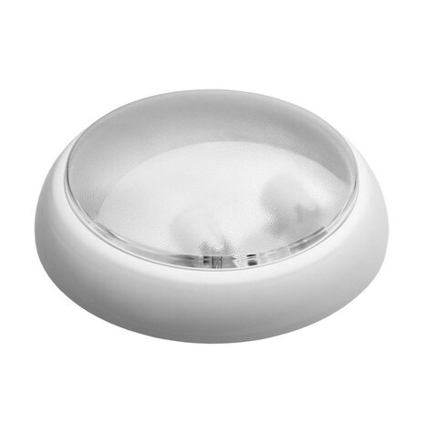 ME3, 1 x E27 LED lamp voorbereid, wit/helder-frosted, excl. E27 LED lichtbron