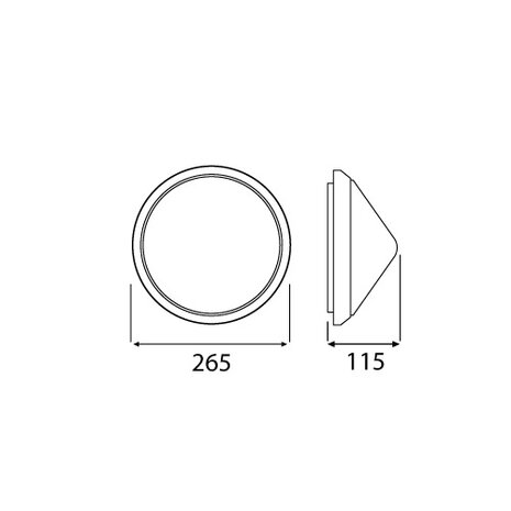 ME7, 1 x E27 LED lamp voorbereid, wit/opaal, excl. E27 LED lichtbron