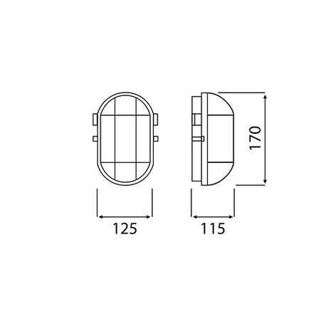 ME9, 1 x E27 LED lamp voorbereid, wit/helderfrosted, excl. E27 LED lichtbron
